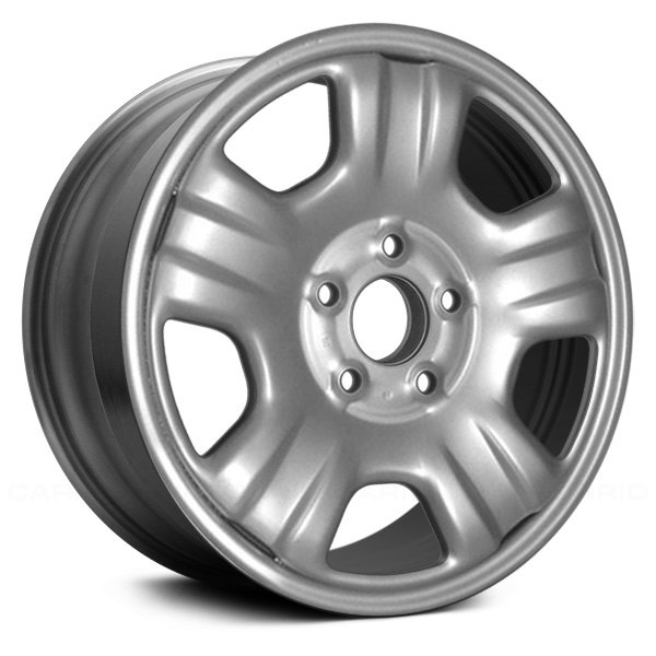 Replace® - 16 x 6 5-Spoke Silver Steel Factory Wheel (Remanufactured)