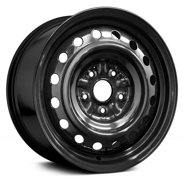 Replace® - 16 x 6 16-Hole Black Steel Factory Wheel (Remanufactured)