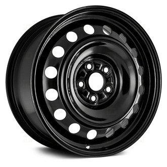 Replace® - 16-Hole Black 15x6.5 Steel Factory Wheel - Remanufactured