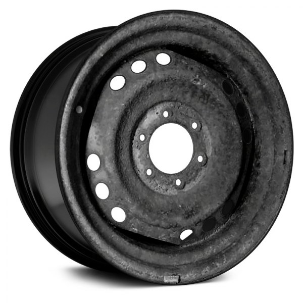Replace® - 17 x 7.5 14-Hole Black Steel Factory Wheel (Remanufactured)