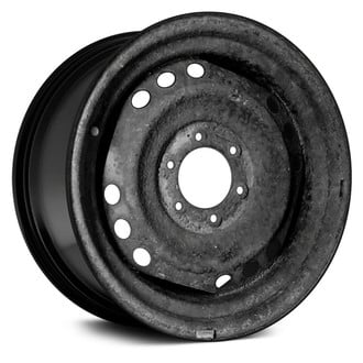 Replace® - 14-Hole Black 17x7.5 Steel Factory Wheel - Remanufactured
