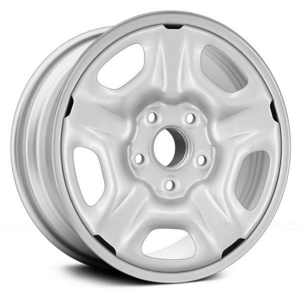 Replace® - 15 x 6 5-Spoke Silver Steel Factory Wheel (Remanufactured)