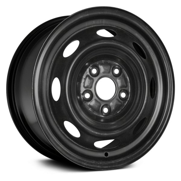 Replace® - 15 x 6 8-Hole Black Steel Factory Wheel (Remanufactured)