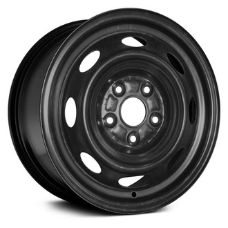 Replace® - 8-Hole Black 15x6 Steel Factory Wheel - Remanufactured