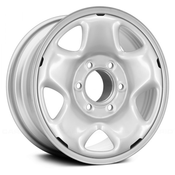 Replace® - 16 x 7 5-Slot Silver Steel Factory Wheel (Remanufactured)
