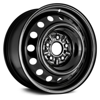 Replace® - 16-Hole Black 16x6.5 Steel Factory Wheel - Replica