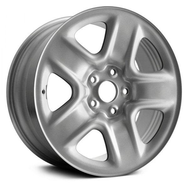 Replace® - 17 x 6.5 5-Spoke Silver Steel Factory Wheel (Replica)
