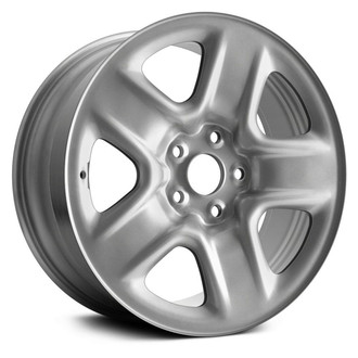 Replace® STLTS064U20N - 5-Spoke Silver 17x6.5 Steel Factory Wheel - Replica
