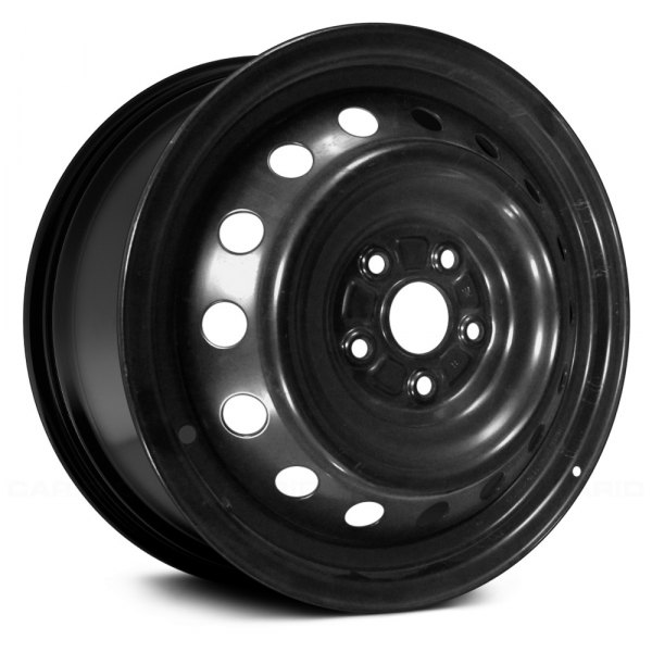 Replace® - 16 x 6.5 16-Hole Black Steel Factory Wheel (Remanufactured)