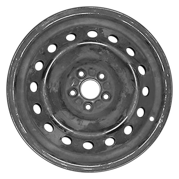 Replace® - 16 x 6.5 16-Hole Black Steel Factory Wheel (Remanufactured)
