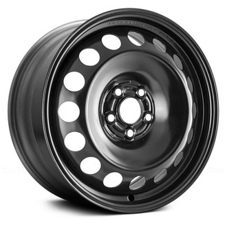 Replace® - 16-Hole Black 16x6.5 Steel Factory Wheel - Remanufactured