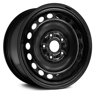 Replace® - 18-Hole Black 15x6 Steel Factory Wheel - Remanufactured