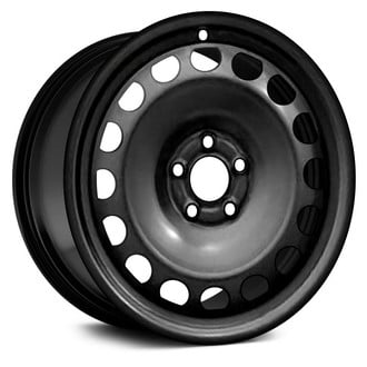 Replace® - 16-Slot Black 15x6 Steel Factory Wheel - Remanufactured