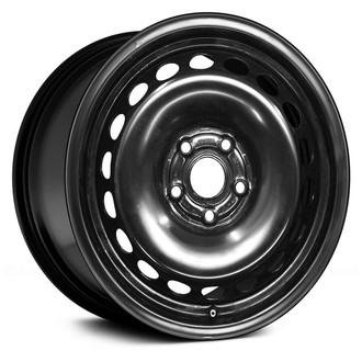 Replace® - 18-Hole Black 16x6.5 Steel Factory Wheel - Remanufactured