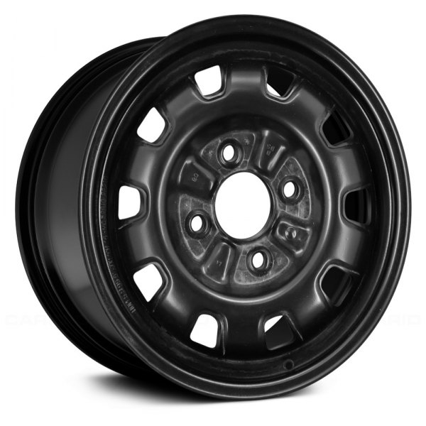 Replace® - 14 x 5.5 10-Slot Black Steel Factory Wheel (Remanufactured)