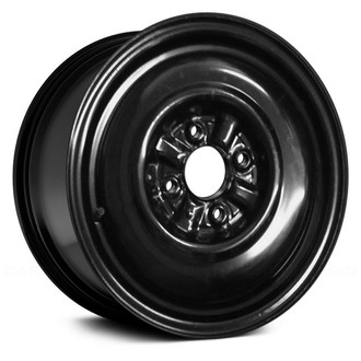 Replace® - Black 15x4 Steel Factory Wheel - Remanufactured