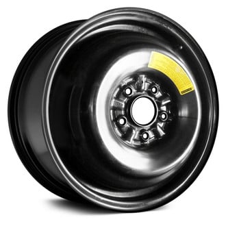 Replace® - 12-Hole Black 16x4 Steel Factory Wheel - Remanufactured