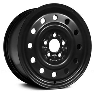 Replace® - 15-Hole Black 16x6.5 Steel Factory Wheel - Remanufactured