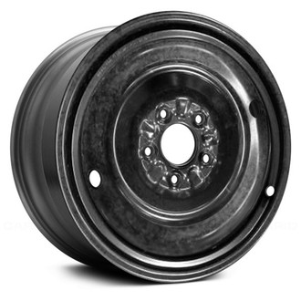 Replace® - Black 16x4 Steel Factory Wheel - Remanufactured