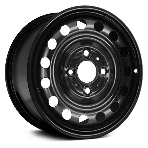 Replace® - 14 x 5 15-Hole Black Steel Factory Wheel (Remanufactured)