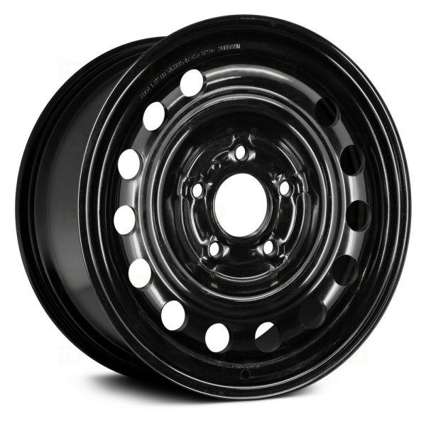Replace® - 15 x 6 13-Hole Black Steel Factory Wheel (Remanufactured)