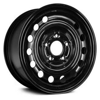 Replace® - 15-Hole Black 15x6 Steel Factory Wheel - Remanufactured