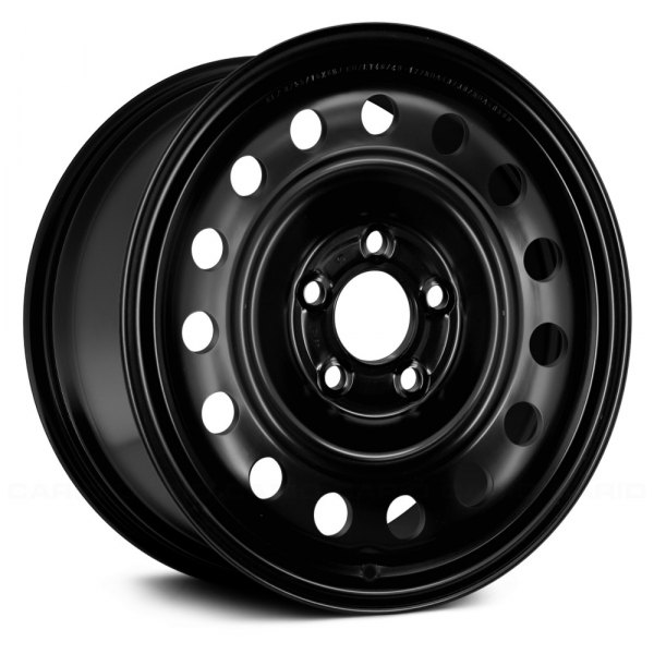 Replace® - 16 x 6.5 15-Hole Black Steel Factory Wheel (Replica)