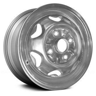 Replace® - 7-Slot Silver 13x4.5 Steel Factory Wheel - Remanufactured