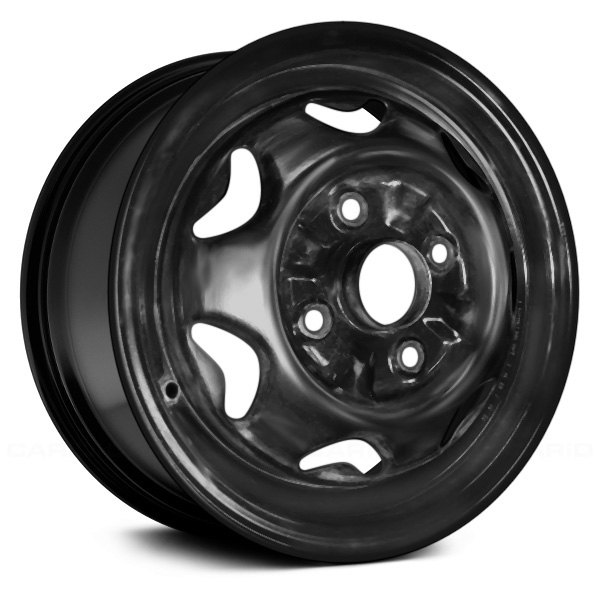 Replace® - 13 x 4.5 7-Slot Black Steel Factory Wheel (Remanufactured)