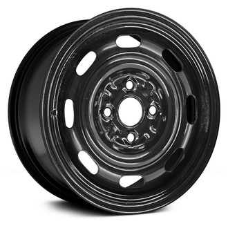 Replace® - 8-Slot Black 14x5.5 Steel Factory Wheel - Remanufactured