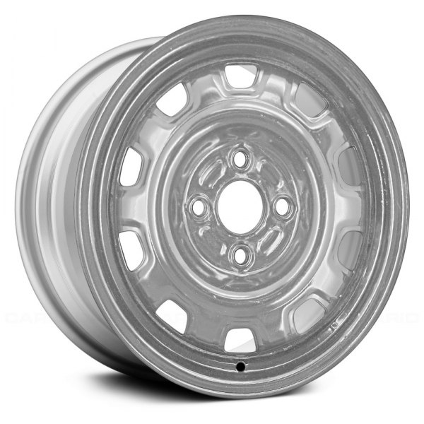 Replace® - 14 x 5.5 10-Slot Silver Steel Factory Wheel (Remanufactured)