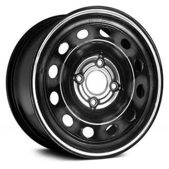Replace® - 12-Hole Black 15x6 Steel Factory Wheel - Remanufactured