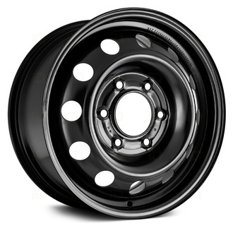 Replace® - 11-Hole Black 16x6.5 Steel Factory Wheel - Remanufactured