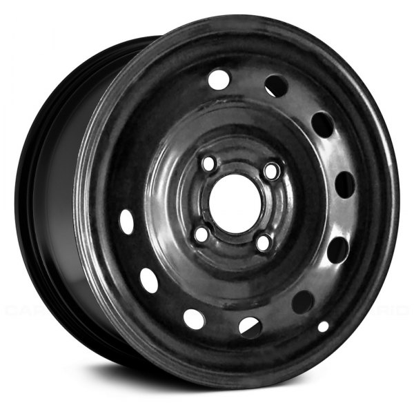 Replace® - 15 x 6 10-Hole Black Steel Factory Wheel (Remanufactured)