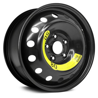 Replace® - 15-Hole Black 16x4 Steel Factory Wheel - Remanufactured