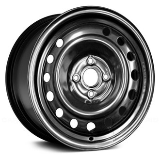 Replace® - 16-Hole Black 15x5.5 Steel Factory Wheel - Remanufactured