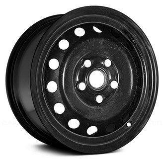 Replace® - 15-Hole Black 15x6 Steel Factory Wheel - Remanufactured