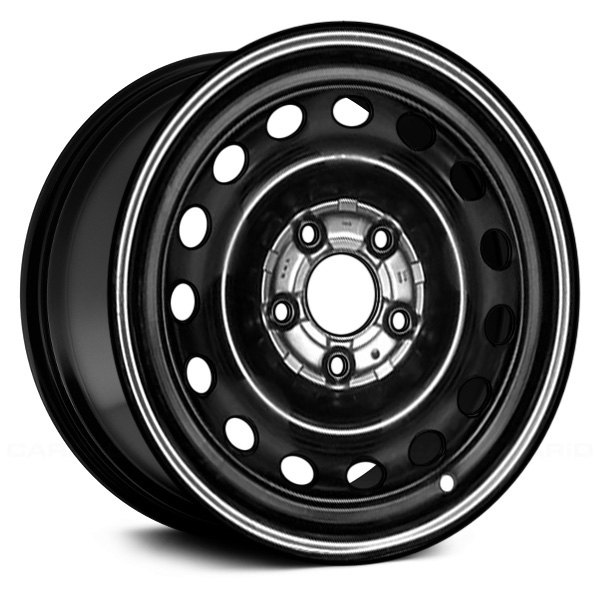 Replace® - 15 x 6 15-Hole Black Steel Factory Wheel (Remanufactured)