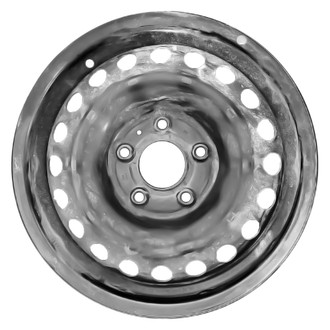 Replace® - 20-Hole Black 15x6 Steel Factory Wheel - Remanufactured