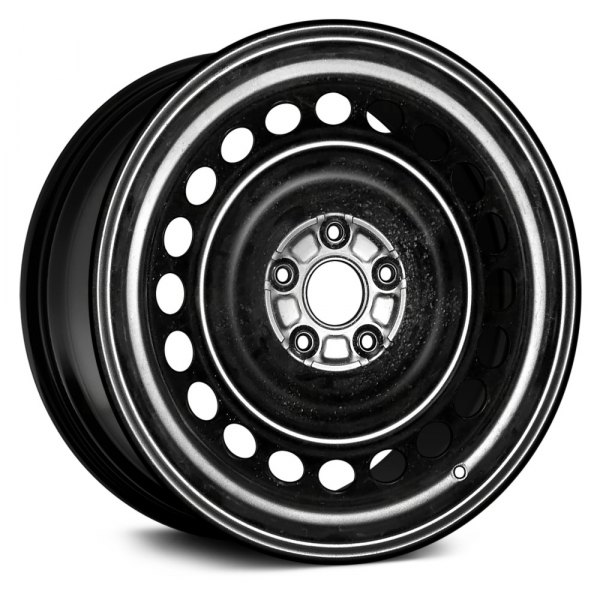 Replace® - 17 x 7 20-Hole Black Steel Factory Wheel (Remanufactured)