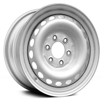Replace® - 18-Hole Silver 16x6 Steel Factory Wheel - Remanufactured