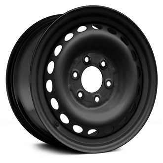 Replace® - 18-Hole Black 16x6 Steel Factory Wheel - Remanufactured