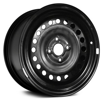 Replace® - 20-Hole Black 15x6.5 Steel Factory Wheel - Remanufactured