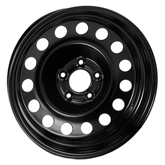 Replace® - Black 17x4 Steel Factory Wheel - Remanufactured