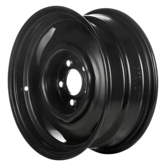 Replace® - Black 15x6 Steel Factory Wheel - Remanufactured