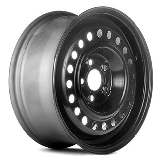 Replace® - 20-Hole Black 14x6 Steel Factory Wheel - Remanufactured