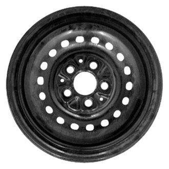 Replace® - 18-Hole Black 14x5.5 Steel Factory Wheel - Remanufactured