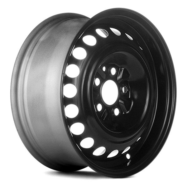 Replace® - 14 x 5.5 20-Hole Black Steel Factory Wheel (Remanufactured)