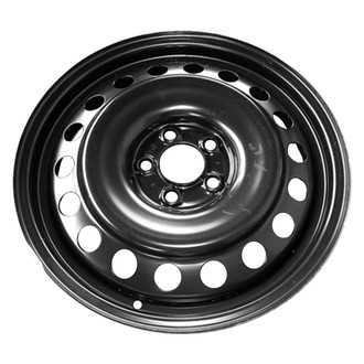 Replace® - 18-Hole Black 18x4 Steel Factory Wheel - Remanufactured