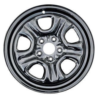 Replace® - 5-Spoke All Painted Black 18x8 Steel Factory Wheel - Remanufactured